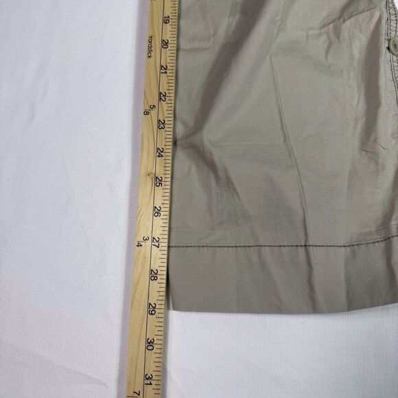 Izod Womens Convertible Pant Khaki Beige Tan Size 12 Petite 100% Cotton NWT Hike - Picture 8 of 14